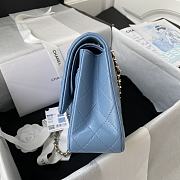 Chanel Classic Handbag Lambskin Sky 'Blue' A01112-Y04059-NA104 25cm x 6cm - 6