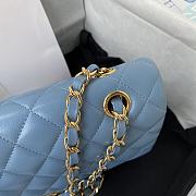 Chanel Classic Handbag Lambskin Sky 'Blue' A01112-Y04059-NA104 25cm x 6cm - 4