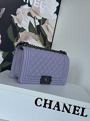 Chanel Boy Flap Bag Quilted Lambskin Old Medium 25cm - 3