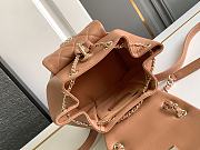 Chanel 23SS Duma Caviar DS Backpack Light Brown 18cm x 18cm x 12cm - 6