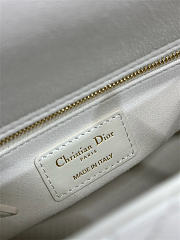 Small Lady Dior Bag Latte Cannage Grained Calfskin 20cm x 17cm x 8 cm - 2
