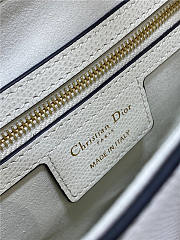 Dior Saddle Bag with Strap Latte Grained Calfskin 25cm x 20cm x 6cm - 2