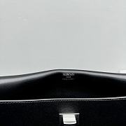 Balenciaga Rodeo Large Handbag in black smooth calfskin, aged-silver hardware 40*30*13CM - 5