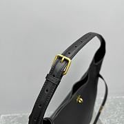 Balenciaga Bel Air Large Hobo Bag in black smooth calfskin with aged-gold hardware 37*14*40cm - 2