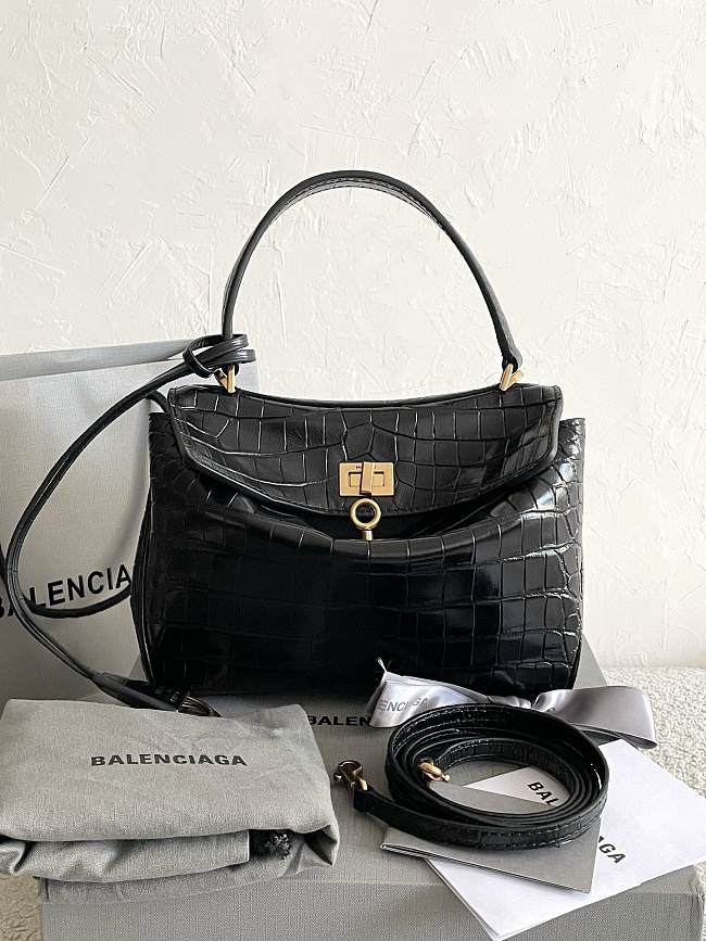 Balenciaga Rodeo tote bag in black 23*17*9CM - 1