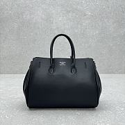 Balenciaga Bel Air Medium Carry All Bag Black Silver-tone Hardware 30*24*13cm - 4