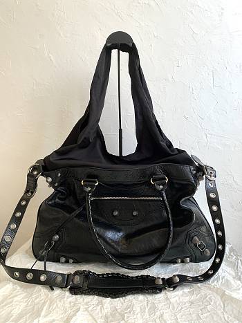 Balenciaga Neo Cagole City Tote Bag in Black 46.5*30*13cm