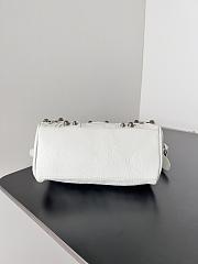 Balenciaga Le Cagole Mini White Leather 19.8*14*11.9CM - 6