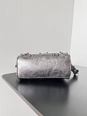 Balenciaga Le Cagole Mini Duffle Bag Metallized 19.8*14*11.9CM - 4