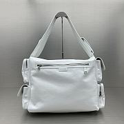 Balenciaga Superbusy Large Sling Bag White 37.5*28*14.5CM - 4