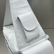 Balenciaga Superbusy Large Sling Bag White 37.5*28*14.5CM - 2