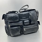 Balenciaga Superbusy Large Sling Bag Black 37.5*28*14.5CM - 4