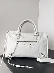 Balenciaga Le City Medium Bag in Optic White 37*23.4*14.9cm - 1