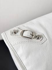 Balenciaga Le City Medium Bag in Optic White 37*23.4*14.9cm - 5