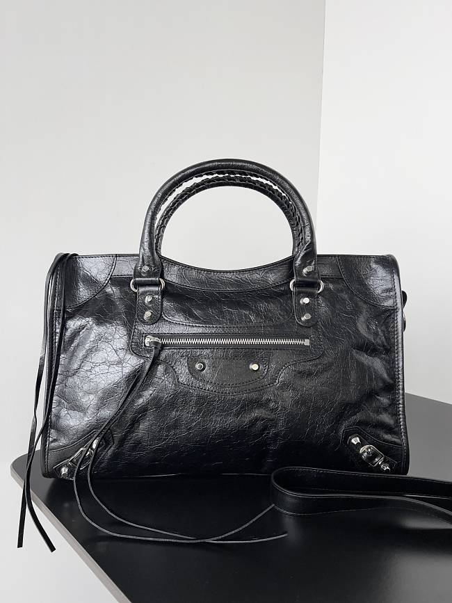 Balenciaga Le City Medium Bag in Black 37*23.4*14.9cm - 1