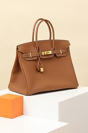 Hermes Birkin Togo 35 Gold 35*25*18CM - 4