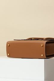 HERMES Evercolor New Drag 22 Gold 22*15*8CM - 5