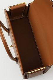 HERMES Evercolor New Drag 22 Gold 22*15*8CM - 3