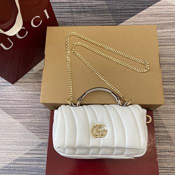 GG Milano mini top handle bag 21 x 12.5 x 4.5cm