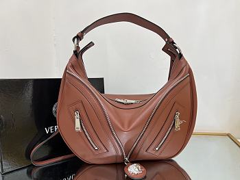 Versace la medusa small hobo bag in brown 40*8*28CM