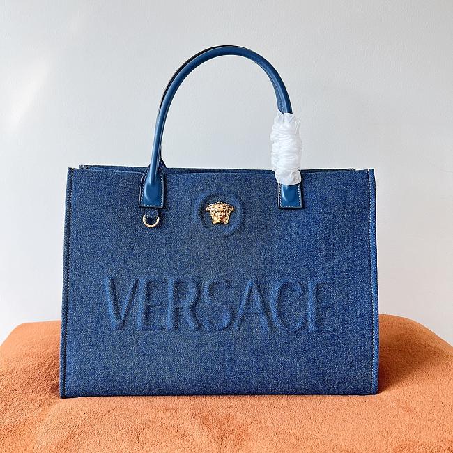 Versace tote bag in Navy Blue 40*16*29CM - 1