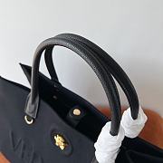 Versace La Medusa Canvas Tote Black color 40*16*29CM - 4