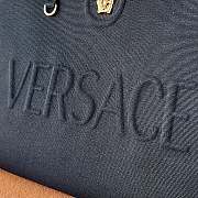 Versace La Medusa Canvas Tote Black color 40*16*29CM - 2