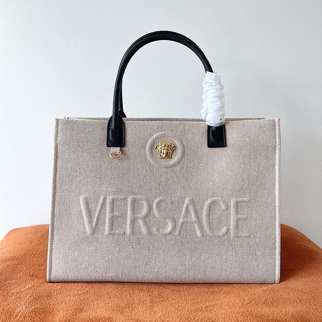 Versace Canvas Tote Bag White color 40*16*29CM - 1