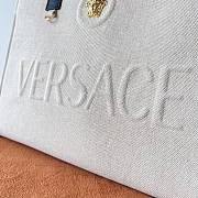 Versace Canvas Tote Bag White color 40*16*29CM - 4