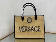Versace Medusa Top Handle Large Tote Fabric/Leather Bag 40*16*29CM - 1
