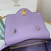 Versace La Medusa Top Handle Bag Ultra Lilac 25*15*22cm - 6