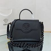 Versace Medium La Medusa Handle Bag with black chain 25*15*22cm - 1