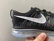 Nike Flyknit Air Max Black Multi-Color 620469-015 - 6