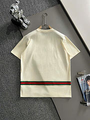 Gucci Logo Printed  T-Shirt cream - 2