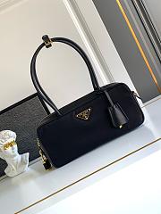 Prada Medium re-nylon and leather tote bag 28x13x8cm - 1