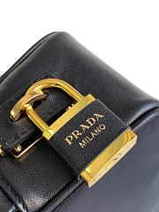 Prada Medium re-nylon and leather tote bag 28x13x8cm - 4