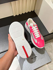 Prada America's Cup biker fabric sneakers - Peony Pink - 2