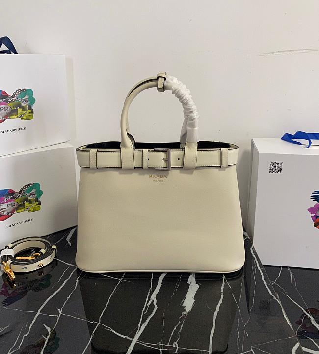Prada Buckle small leather handbag with belt 35x25x14cm - 1
