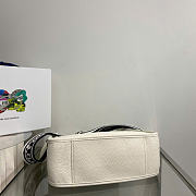 Prada Logo Strap Hobo Leather Medium 30cm - 6