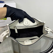 Prada Logo Strap Hobo Leather Medium 30cm - 5