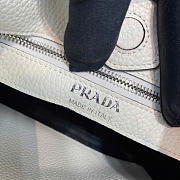 Prada Logo Strap Hobo Leather Medium 30cm - 3