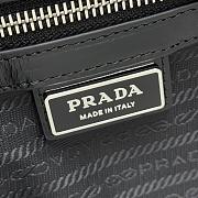 Prada Leather Crossbody Bag in Black for Men 30x20x11cm - 6