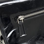 Prada Leather Crossbody Bag in Black for Men 30x20x11cm - 2
