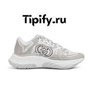 Men's Gucci Ripple trainer in white and grey mesh - 1