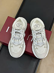 Men's Gucci Ripple trainer in white and grey mesh - 6
