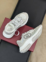 Men's Gucci Ripple trainer in white and grey mesh - 4