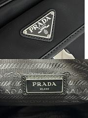 Prada Black Re-nylon And Saffiano Leather Shoulder Bag 22x16x5cm - 6