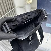 Prada Re-Nylon and Saffiano Leather Shoulder Bag 16x16x8cm - 6