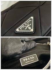 Prada Re-Nylon Shoulder Bag Black Leather 24x24x8.5cm - 6