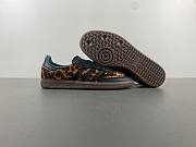 Adidas Samba OG Black Green Leopard (Women's) JI2735 - 6